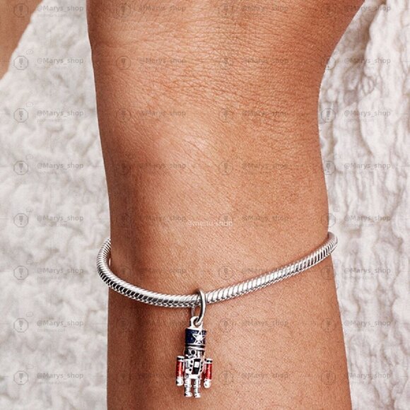 Pandora Moveable Nutcracker Dangle Charm - Picture 7 of 7